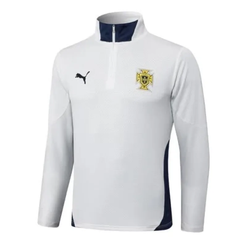 Portugal training tracksuit men 2024/2025 white blue view 3